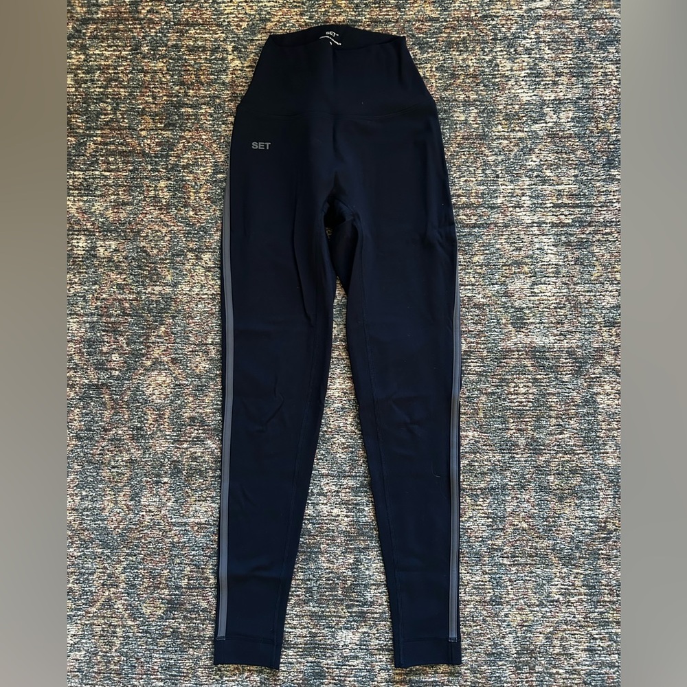 SET Active Sportbody Stripe Leggings - Harbor